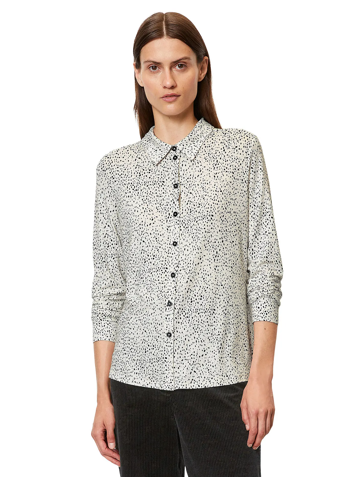 MARC O'POLO | Bluse | hellgrau